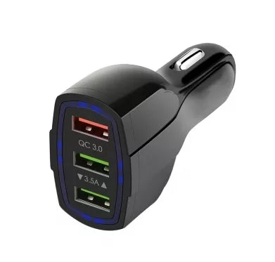 12 - 24 V USB šakotuvas su LED apšvietimu, 7,8 x 2,9 x 4,4 cm
