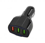 12 - 24 V USB šakotuvas su LED apšvietimu, 7,8 x 2,9 x 4,4 cm