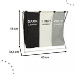 3 Skyrių Skalbinių Krepšelis, Spalvota