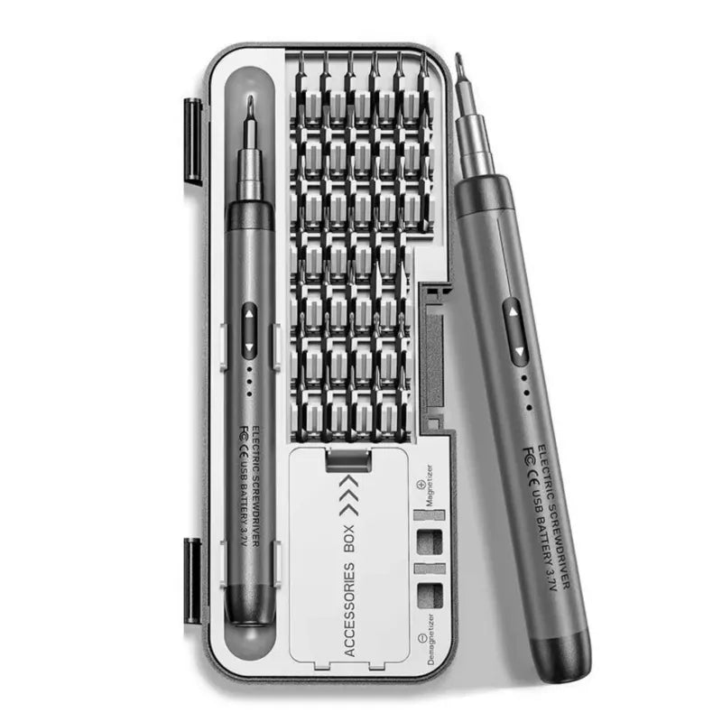 Antgalių Rinkinys Ir Elektrinis Atsuktuvas, 38 Antgaliai