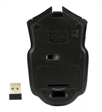 Belaidė optinė kompiuterio pelė "Gamer", 11,5 x 7,5 x 3,5 cm (auksinė, juoda)