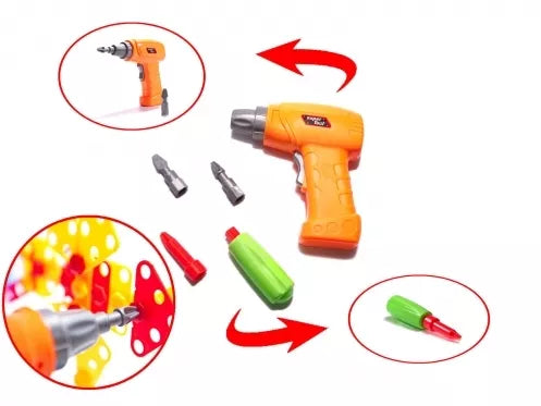 Edukacinis žaidimas "Varžtų mozaika", 261 detalė