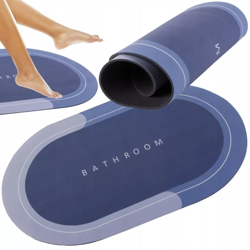 Greitai Džiūstantis Vonios Kilimėlis, 58 x 38 cm, Mėlynas