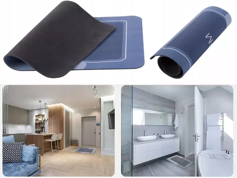 Greitai Džiūstantis Vonios Kilimėlis, 58 x 38 cm, Mėlynas