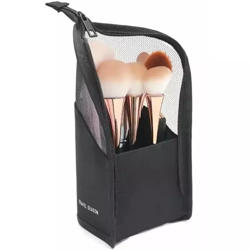 Kelioninis Dėklas Makiažo Šepetėliams