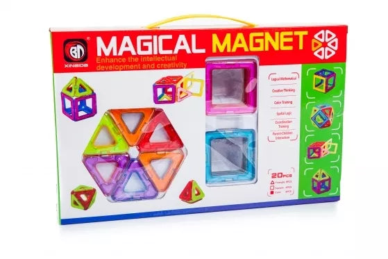 Magnetinis konstruktorius "Magiškasis Magnetas" 20 vnt