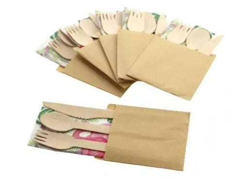 Medinių stalo įrankiu komplektas, 6 vnt