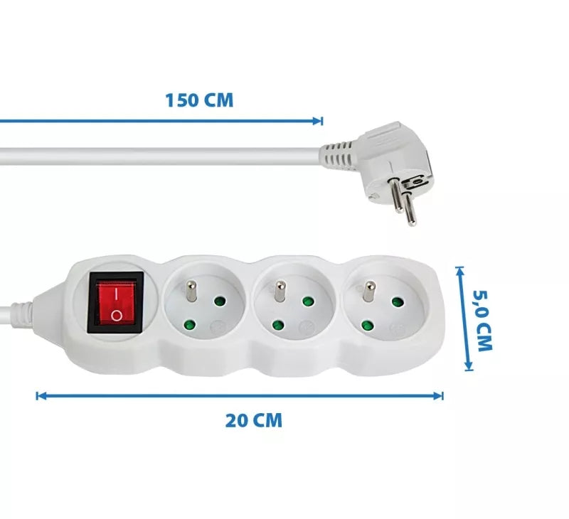 Prailgintuvas Esperanza, 3 Lizdai, 1,5 m