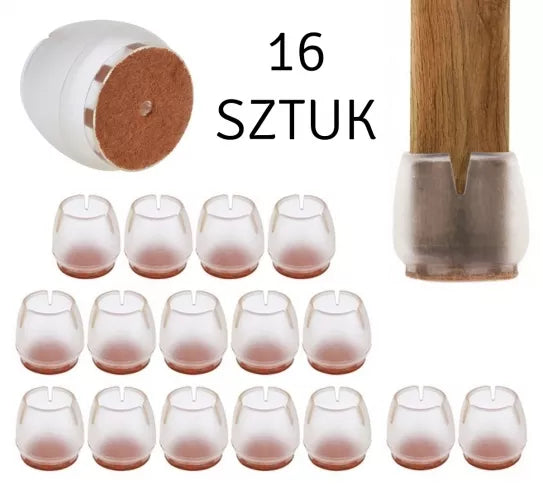 Užmaunamos Kojelės Baldams, 16 Vnt (12 - 16 Mm)